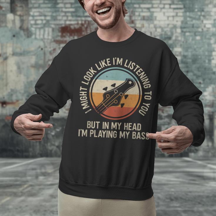 Introvert Bass Guitarist Musician Playing Bass Guitar Unisex Sweatshirt Introvert Bass Guitarist Musician Playing Bass Guitar Unisex Sweatshirt