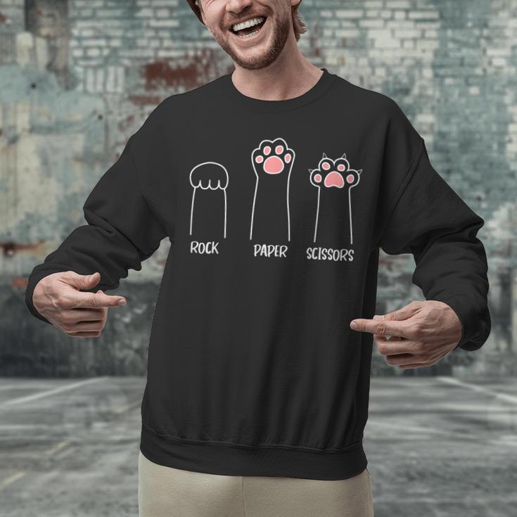 Introvert Cat Animal Rescue Pet Lover Apparel Rock Paper Scissors Hand Game Cute Paw Cat Unisex Sweatshirt Introvert Cat Animal Rescue Pet Lover Apparel Rock Paper Scissors Hand Game Cute Paw Cat Unisex Sweatshirt