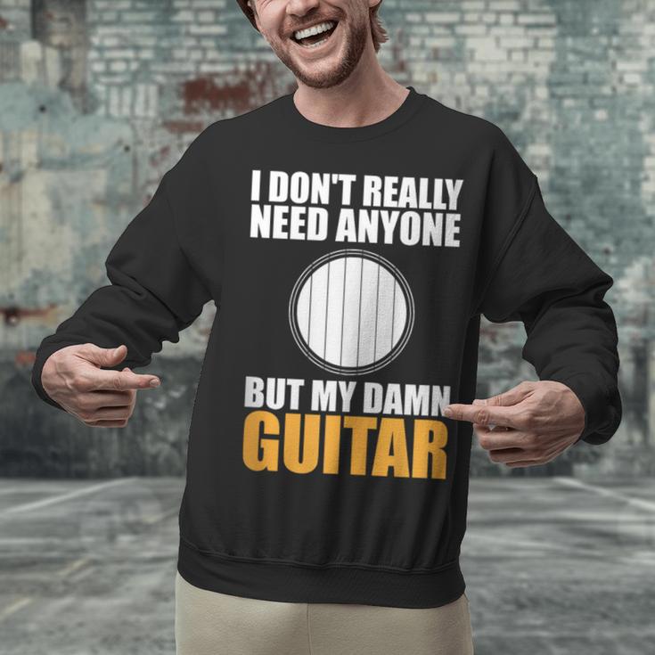 Introvert Guitarist Only Need Guitar Enjoy Acoustic Music Unisex Sweatshirt Introvert Guitarist Only Need Guitar Enjoy Acoustic Music Unisex Sweatshirt