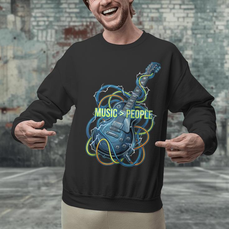 Introvert Music Lover Electric Guitar Rock Unisex Sweatshirt Introvert Music Lover Electric Guitar Rock Unisex Sweatshirt