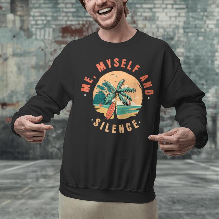 Introvert Relaxation Me Myself And Silence Summer Vacation Men Women Unisex Sweatshirt Introvert Relaxation Me Myself And Silence Summer Vacation Men Women Unisex Sweatshirt