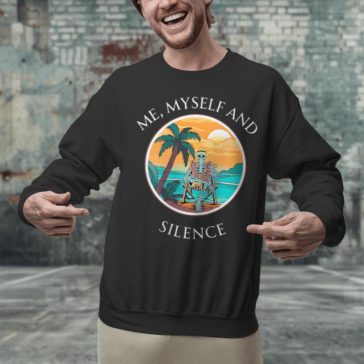 Introvert Relaxation Me Myself And Silence Summer Vacation Unisex Sweatshirt Introvert Relaxation Me Myself And Silence Summer Vacation Unisex Sweatshirt