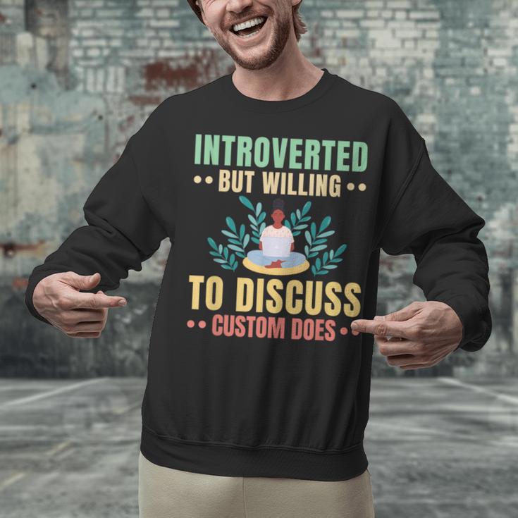 Introvert Saying Antisocial Sarcasm Introverts Unisex Sweatshirt Introvert Saying Antisocial Sarcasm Introverts Unisex Sweatshirt