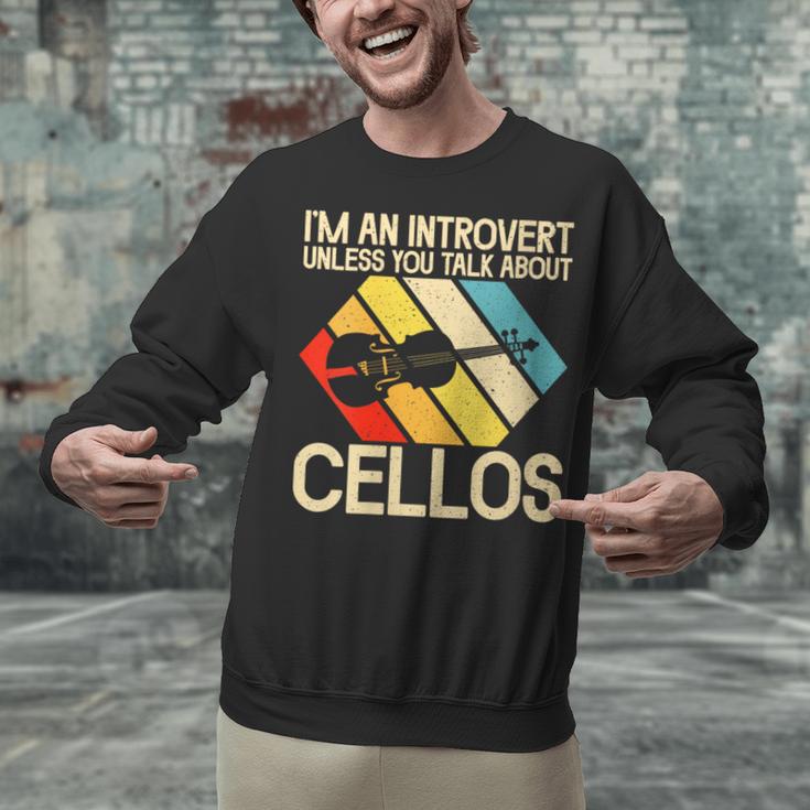 Im An Introvert Unless You Talk About Cellos Unisex Sweatshirt Im An Introvert Unless You Talk About Cellos Unisex Sweatshirt