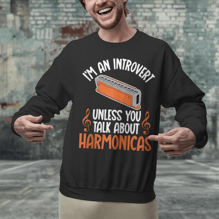 Im An Introvert Unless You Talk About Harmonicas Unisex Sweatshirt Im An Introvert Unless You Talk About Harmonicas Unisex Sweatshirt
