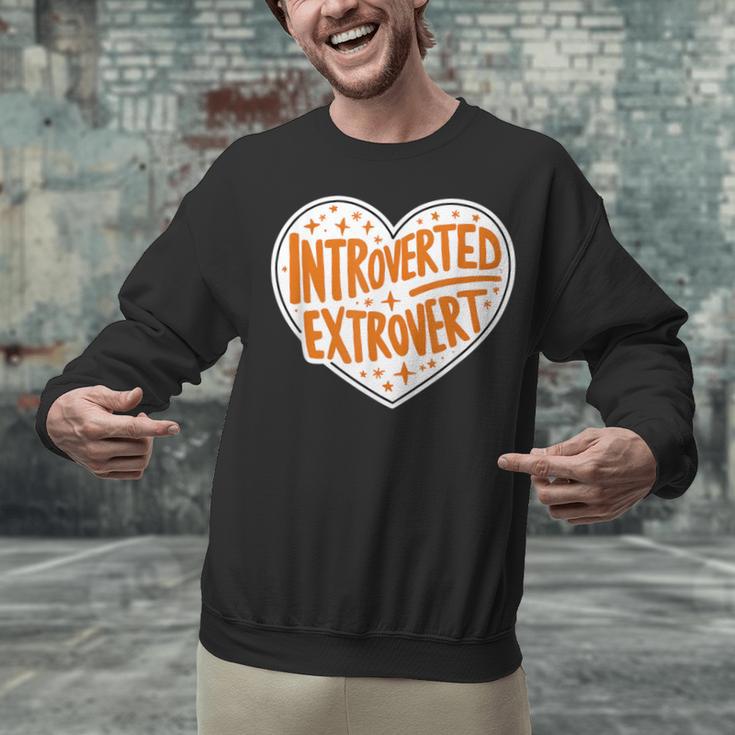 Introverted Extrovert People Hater Calm Peace Lover Unisex Sweatshirt