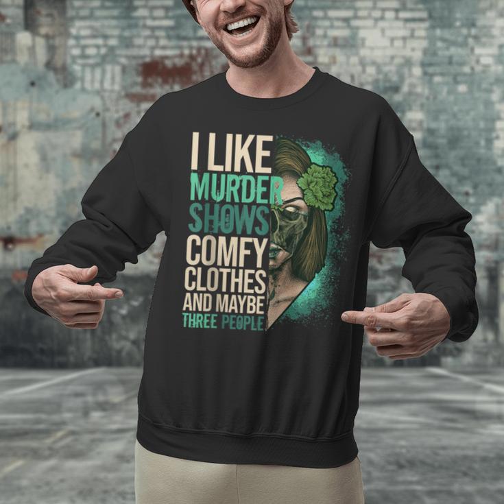 Introverted Murder Shows True Crime Lovers Introvert Unisex Sweatshirt