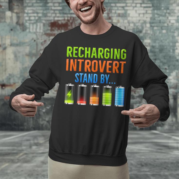 Introverted Recharging Introvert Saying Sarcasm Unisex Sweatshirt Introverted Recharging Introvert Saying Sarcasm Unisex Sweatshirt