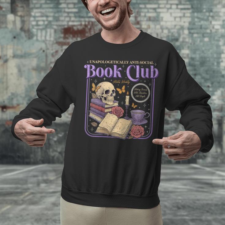 Introverted Romance Unapologetically Anti-Social Book Club Unisex Sweatshirt