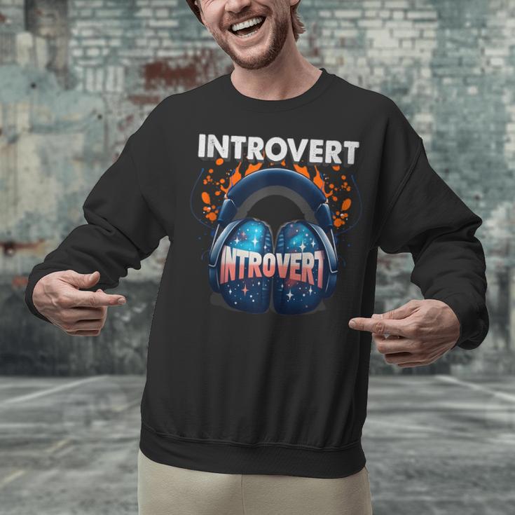 Introvert's Best Friend Noise-Canceling Headphones Unisex Sweatshirt Introvert's Best Friend Noise-Canceling Headphones Unisex Sweatshirt