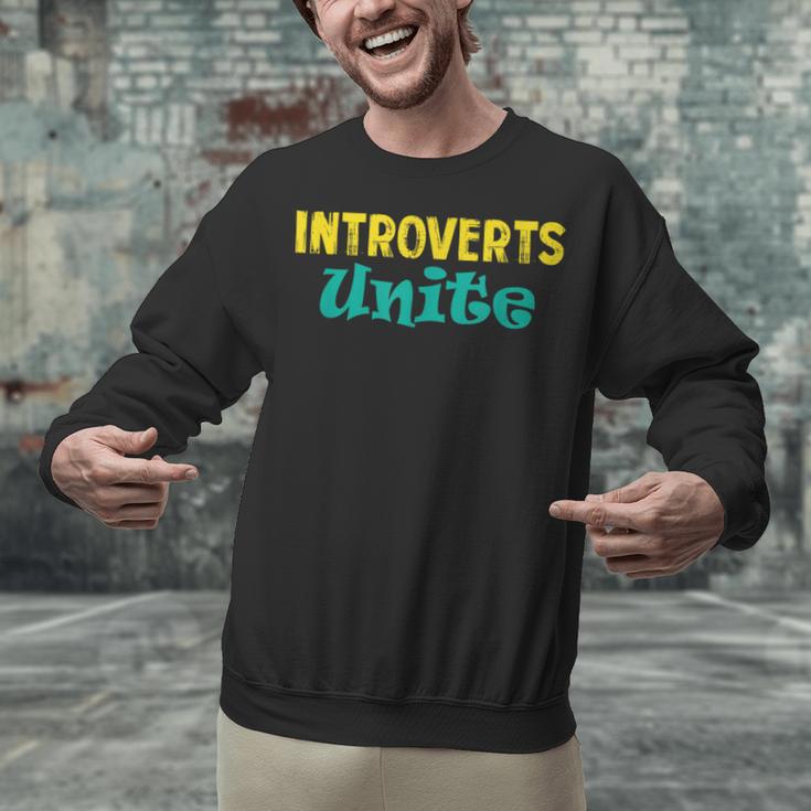 Introverts Unite I Introvert Unisex Sweatshirt Introverts Unite I Introvert Unisex Sweatshirt