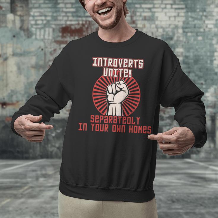 Introverts Unite Introverting Introverts At Home Unisex Sweatshirt Introverts Unite Introverting Introverts At Home Unisex Sweatshirt