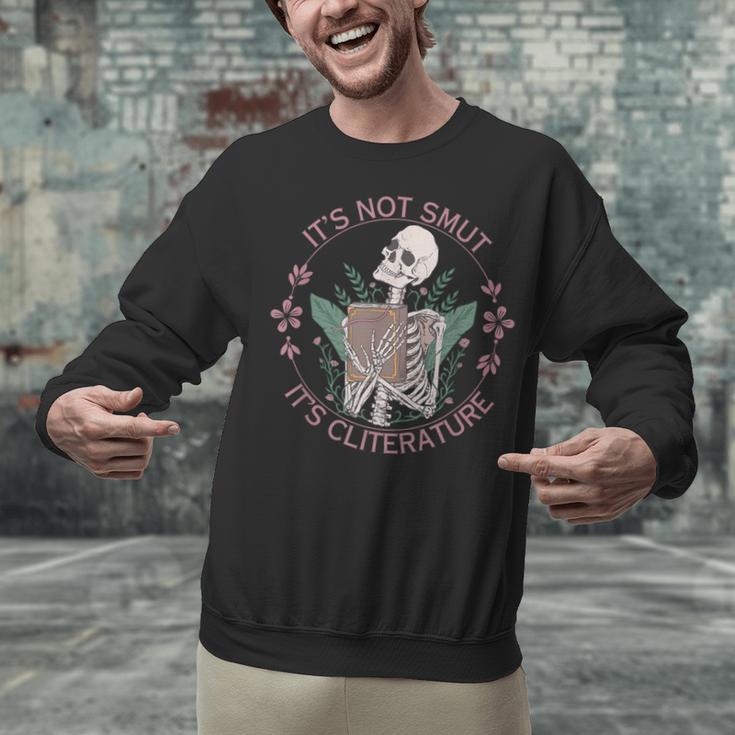 It's Not Smut It's Literature Dark Romance Smut Book Lover Unisex Sweatshirt