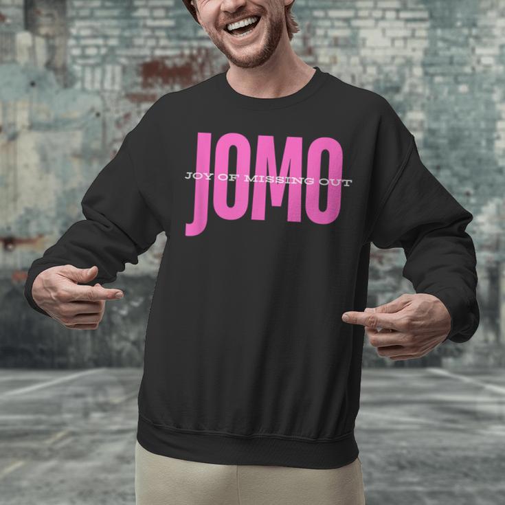 JOMO Joy Of Missing Out For The Introvert Unisex Sweatshirt JOMO Joy Of Missing Out For The Introvert Unisex Sweatshirt