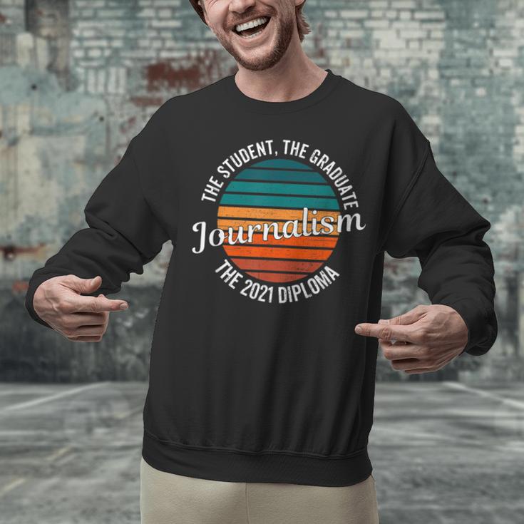 Journalism Graduation Senior Graduate Senioritis College Unisex Sweatshirt