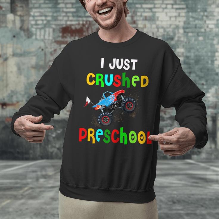 I Just Crushed Preschool Monster Graduation Unisex Sweatshirt