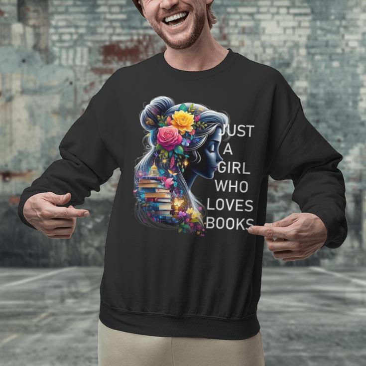 Just a Girl Who Loves Books Unisex Sweatshirt