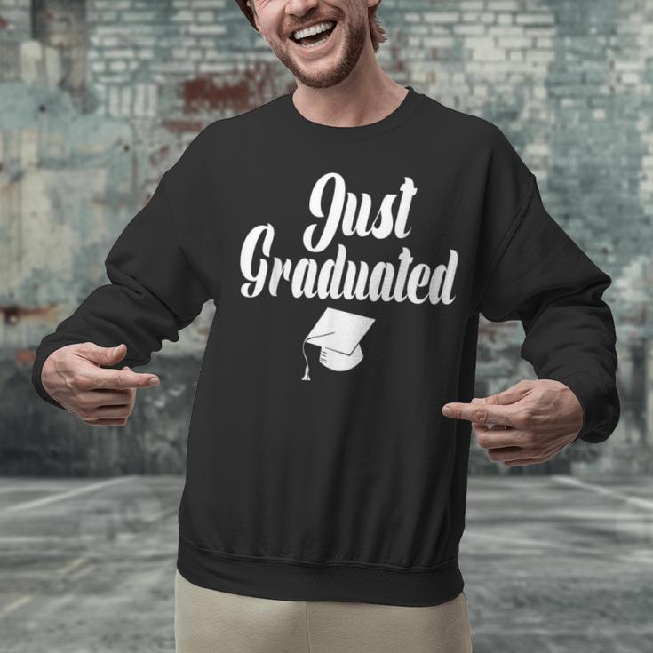 Just Graduated With A Graduation Cap Unisex Sweatshirt
