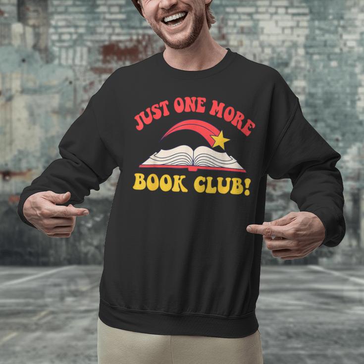 Just One More Book Club Bookish Hippie Unisex Sweatshirt