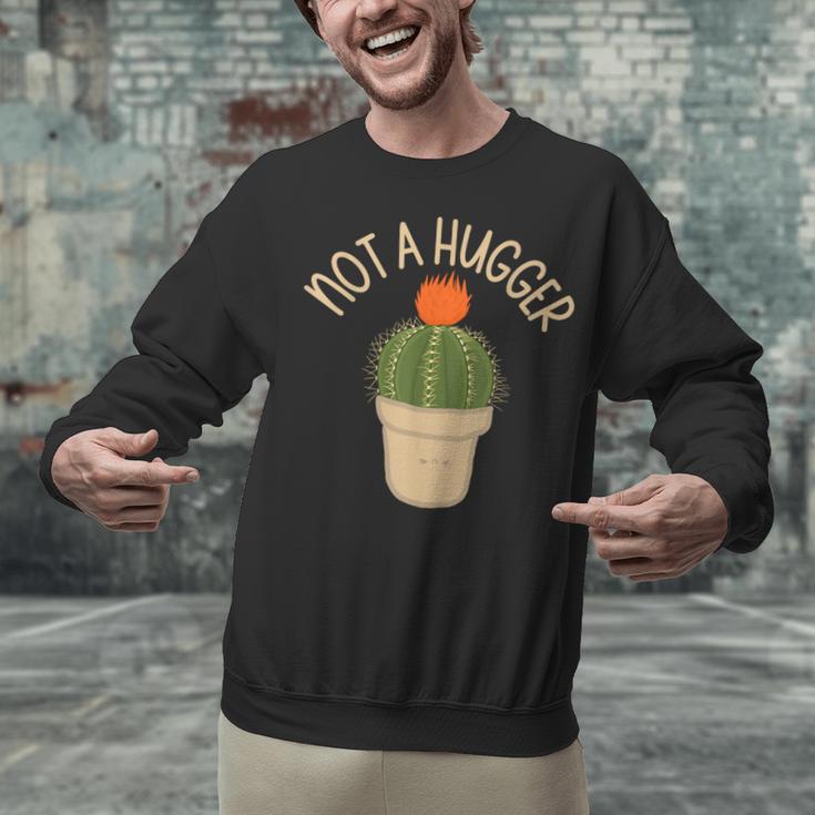 Kawaii Grumpy Cactus Not a Hugger Plant Introvert Unisex Sweatshirt Kawaii Grumpy Cactus Not a Hugger Plant Introvert Unisex Sweatshirt
