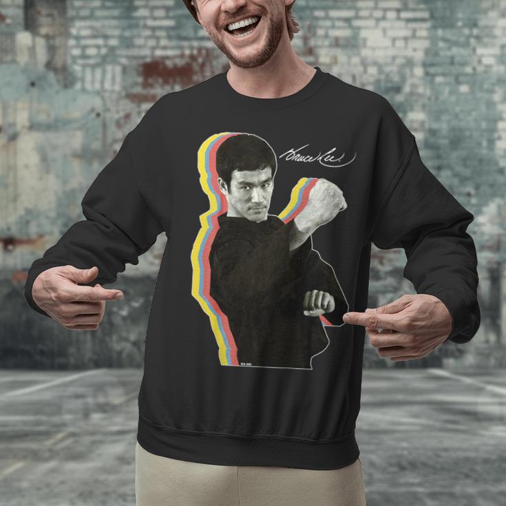 Kids Bruce Lee Photo From Fighting Method Book Kids Unisex Sweatshirt
