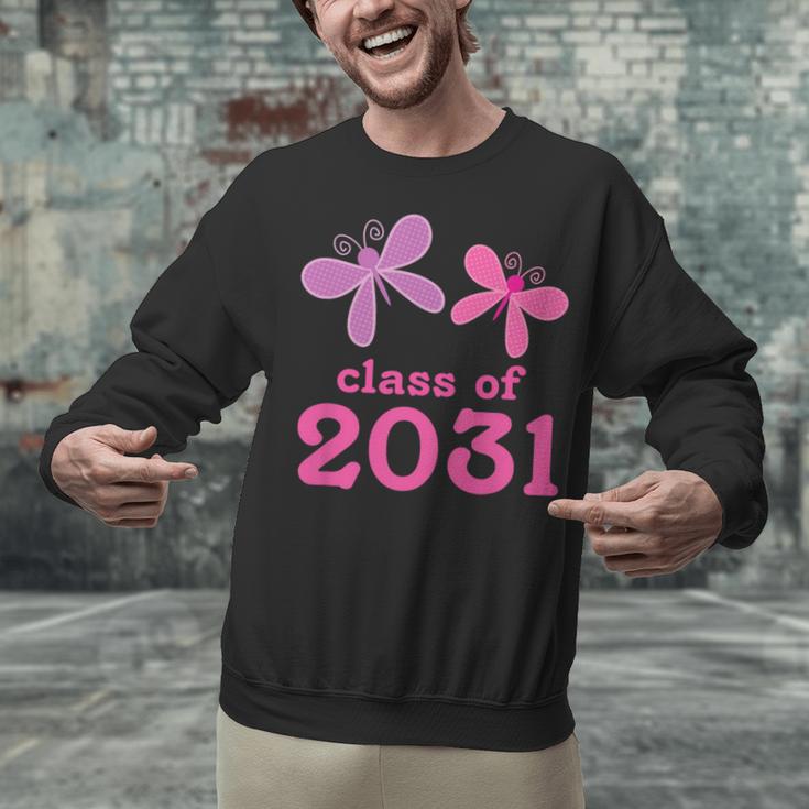 Kids Class Of 2031 Kindergarten Girls Graduation T-Shirt Unisex Sweatshirt