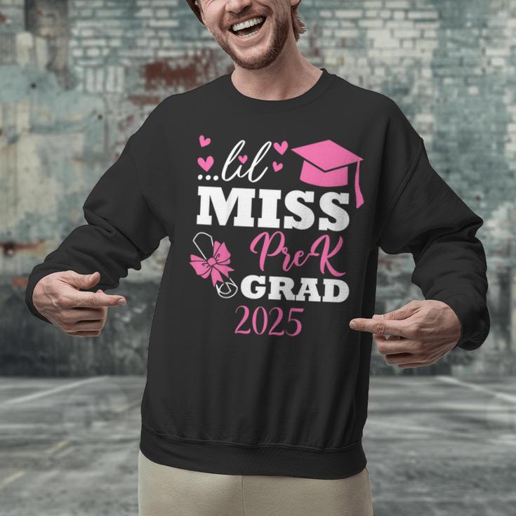 Kids Little Miss Pre-K Grad Preschool Prek Graduation 2025 Unisex Sweatshirt