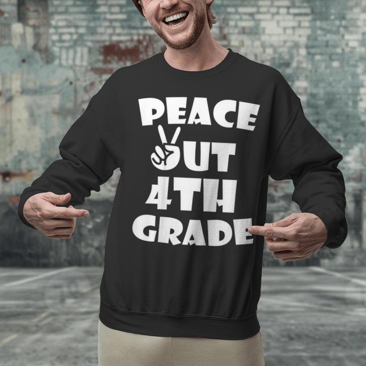 Kids Kids Peace Out 4th Grade For Graduation Unisex Sweatshirt