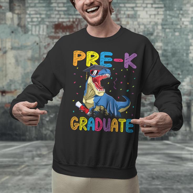 Kids Pre-K Graduate Dinosaur T-Rex Pre Kindergarten Graduation Unisex Sweatshirt