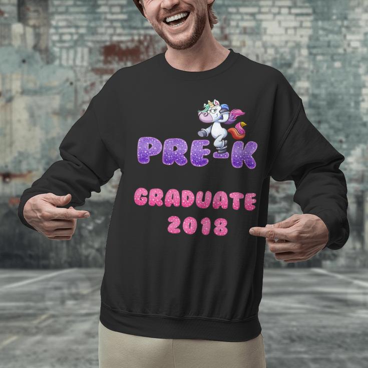 Kids Kids Pre-K PreSchool Unicorn GraduationShirt Unisex Sweatshirt
