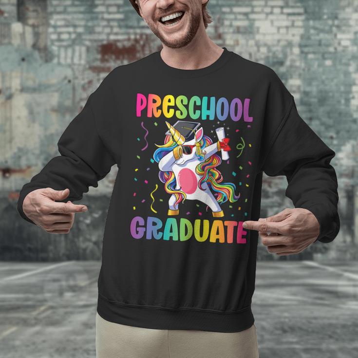 Kids Preschool Graduation Dab Unicorn Preschool Graduate Unisex Sweatshirt