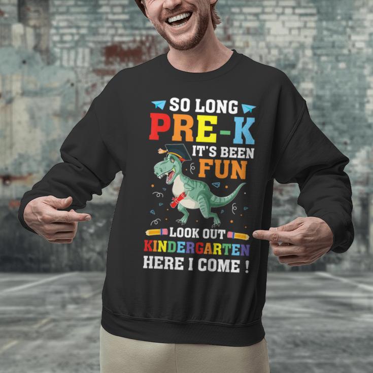 Kids So Long Pre-K Preschool Graduation Kindergarten Here I Come Unisex Sweatshirt