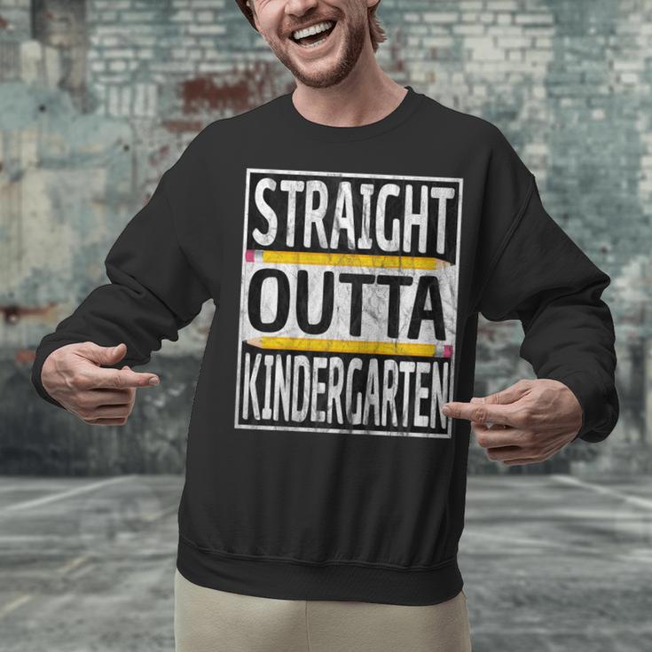 Kids Straight Outta Kindergarten Graduation Unisex Sweatshirt