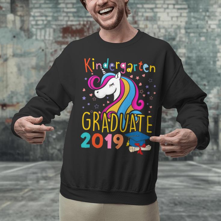 Kids Unicorn Kindergarten Graduation Graduate Shirt Unisex Sweatshirt