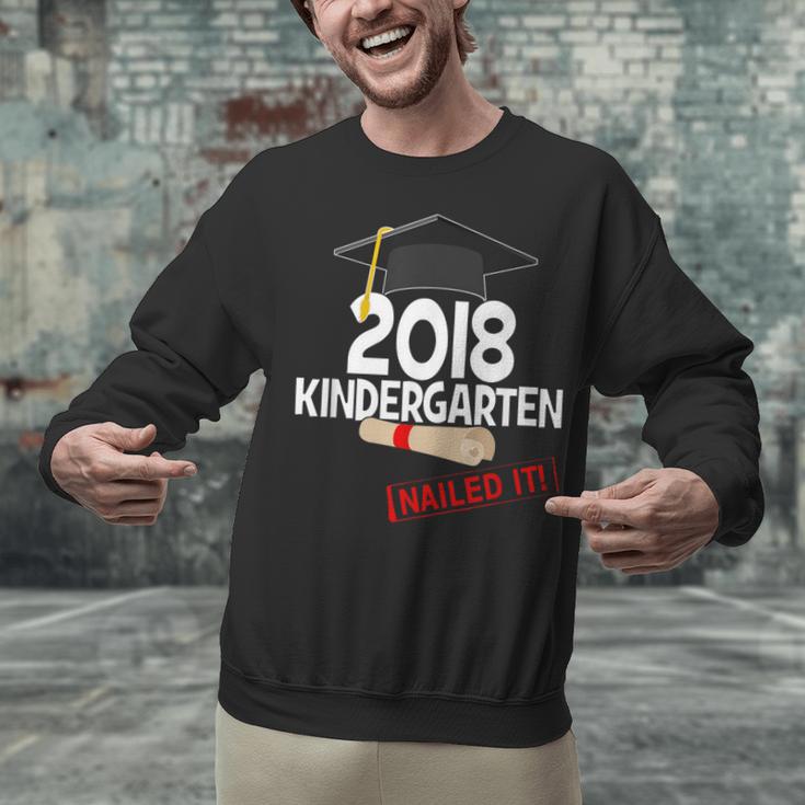 Kindergarten 2018 NAILED IT Graduation Graduate Unisex Sweatshirt