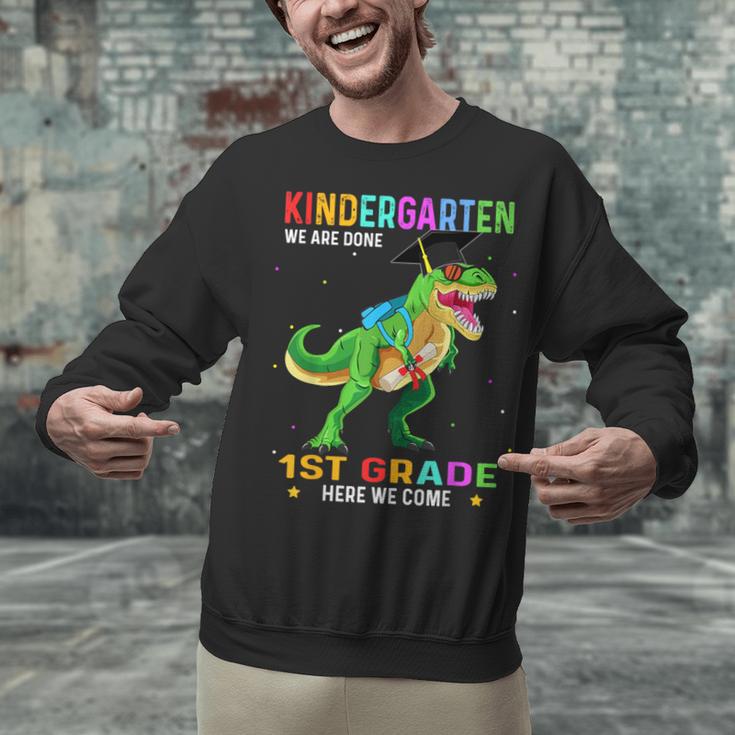 Kindergarten Graduation 1st Here We Come Class 2023 Dinosaur Unisex Sweatshirt