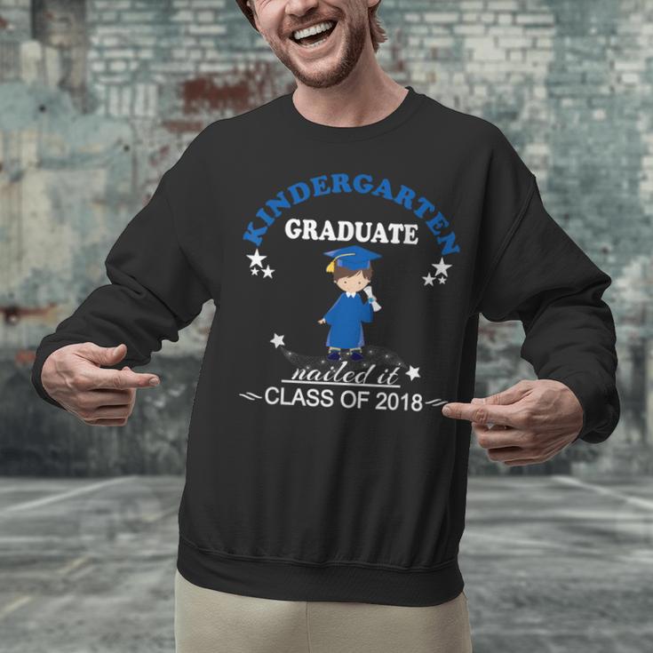 Kindergarten Graduation Shirts 2018-Nailed It Tee Unisex Sweatshirt
