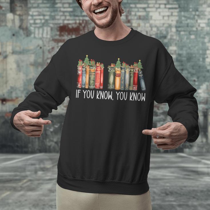 If You Know You Know 6 7 Reading Books Christmas 67 Meme Unisex Sweatshirt