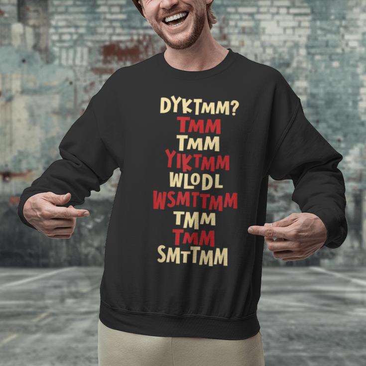 Do You Know The Muffin Man DYKTMM Nostalgia Quote Unisex Sweatshirt