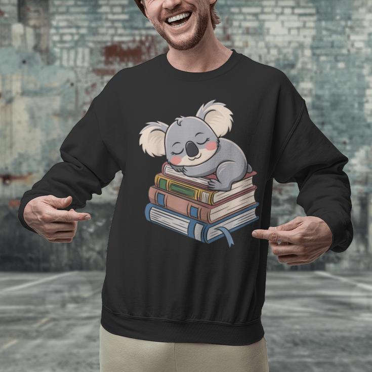 Koala Reading Book Pajama Sleep Unisex Sweatshirt