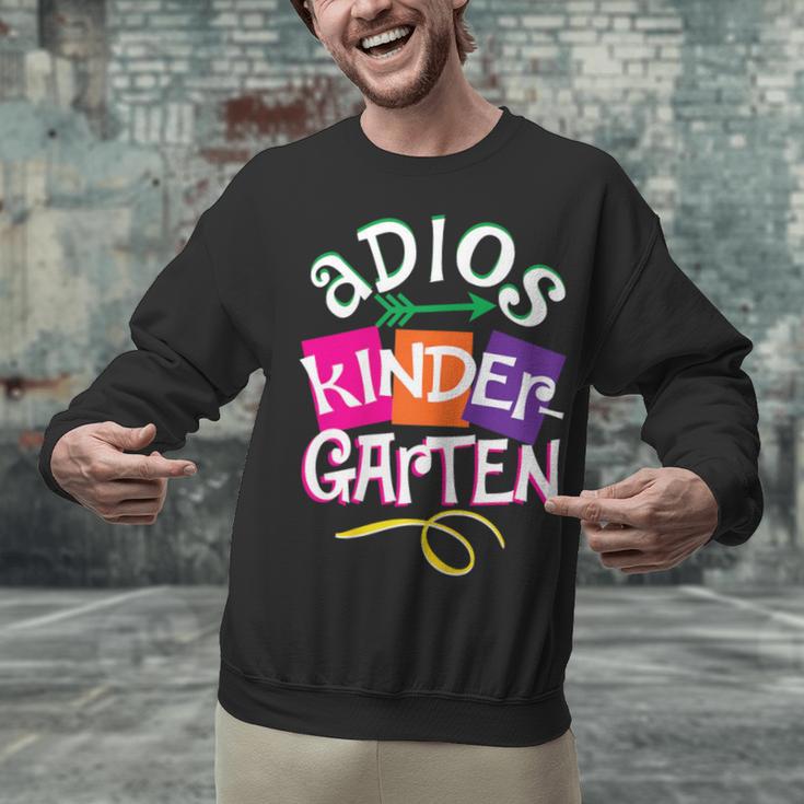 Last Day Of School Adios Kindergarten Graduation Kids Girls Unisex Sweatshirt