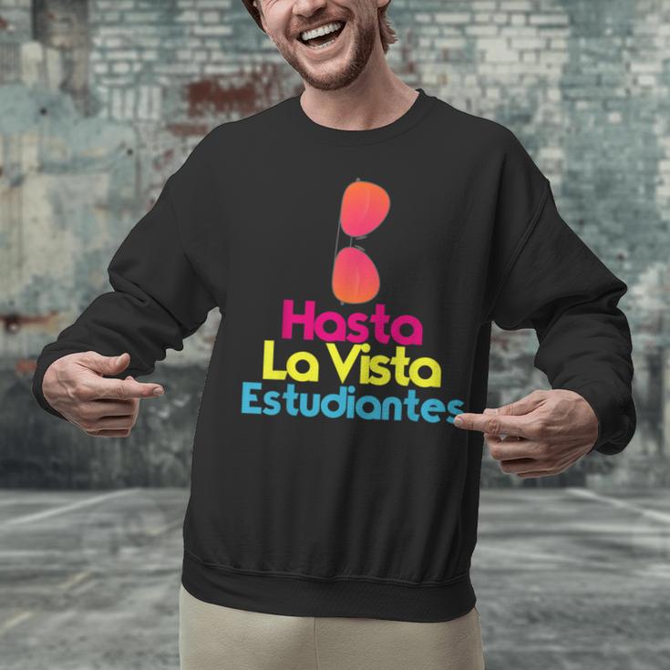 Last Day Of School Spanish Teacher Graduation T-Shirt For Men Women Kids Unisex Sweatshirt