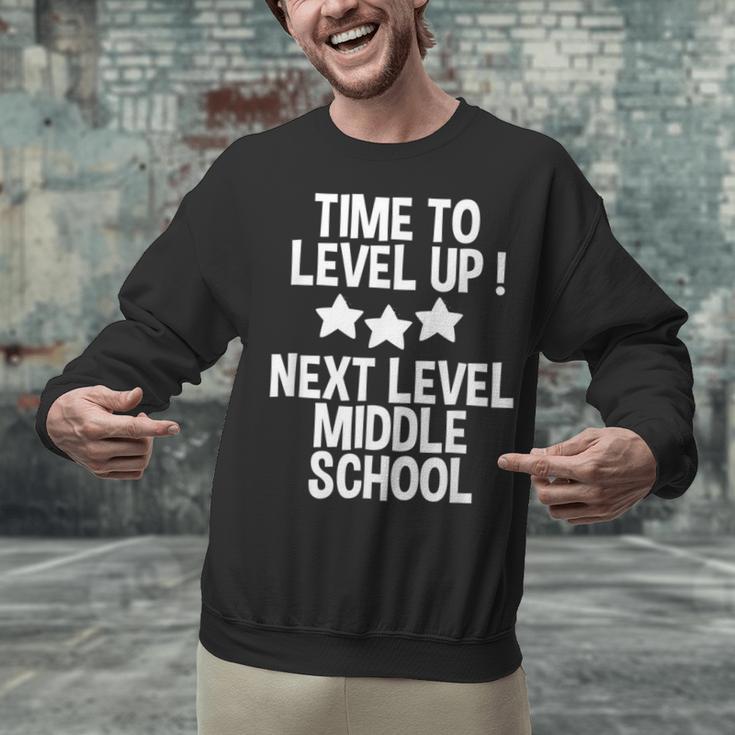 Level Up Middle School 5th Grade Graduation Party Unisex Sweatshirt