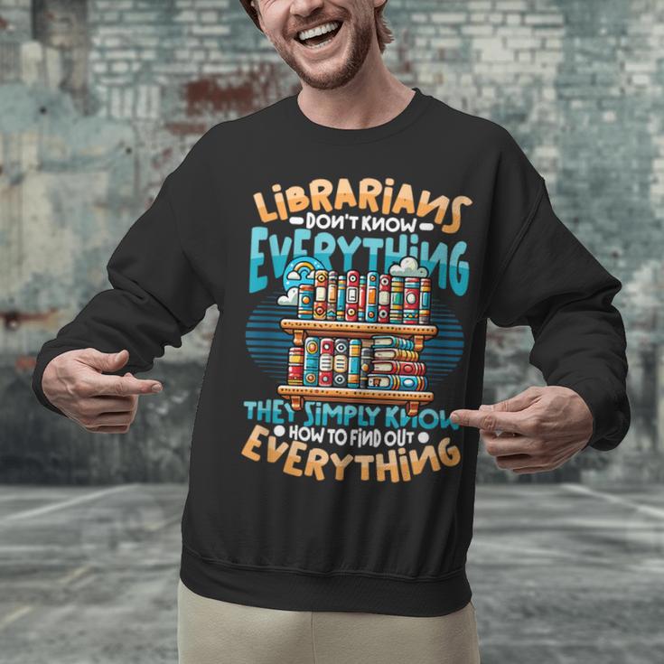 Librarian Book Lover Library Librarian Unisex Sweatshirt