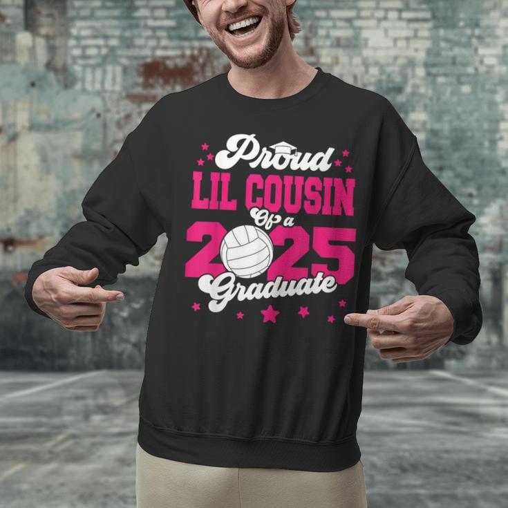 Lil Cousin Of a 2025 Graduate Prom Graduation 25 VolleyBall Unisex Sweatshirt