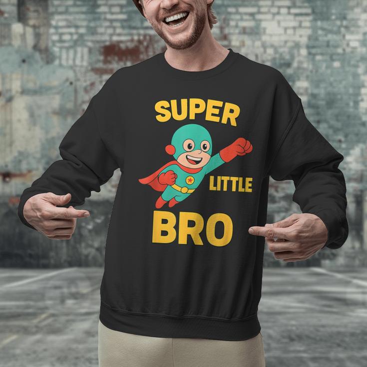 Little Cute Superhero Brother Comic Book Baby Bro Unisex Sweatshirt Little Cute Superhero Brother Comic Book Baby Bro Unisex Sweatshirt