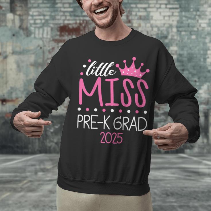 Little Miss Pre-K Grad Preschool Prek Graduation 2025 Unisex Sweatshirt