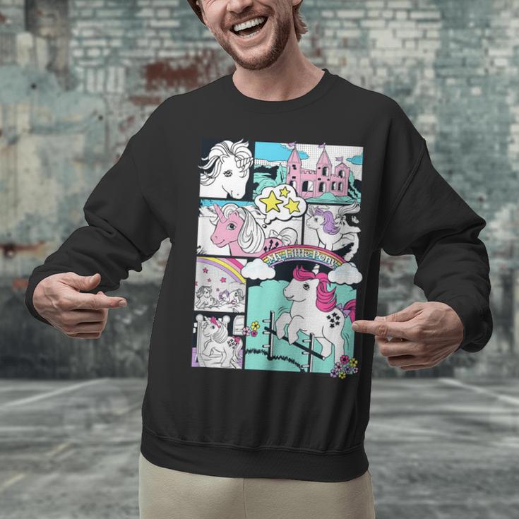 My Little Pony Classic Vintage Rainbow Castle Comic Book Unisex Sweatshirt My Little Pony Classic Vintage Rainbow Castle Comic Book Unisex Sweatshirt