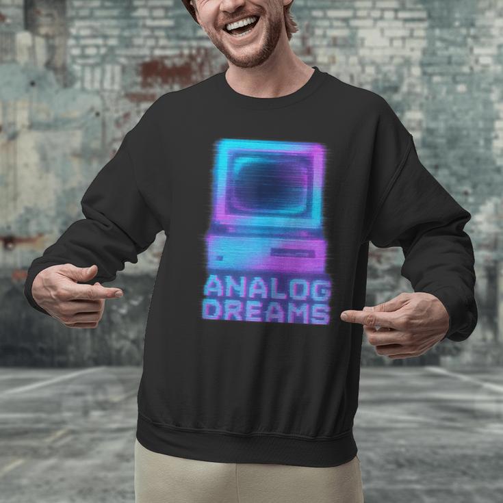 Lofi Reverie Analog Dreams Pixel 90s Desktop VHS Nostalgia Unisex Sweatshirt