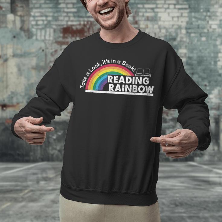 Take A Look It's In A Book Retro Reading Book Lover Unisex Sweatshirt Take A Look It's In A Book Retro Reading Book Lover Unisex Sweatshirt